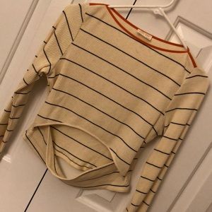 Zara long sleeve Crop top